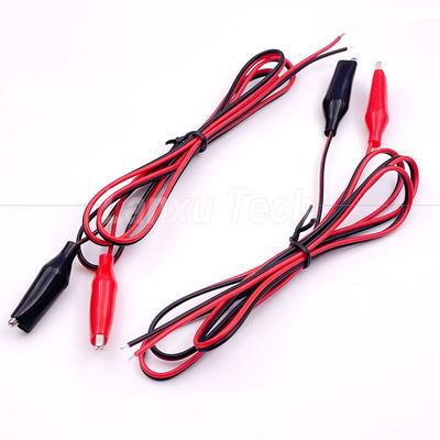 kaufen 12v Schwarz Rot Elektrische Testleitungen Sprungdraht Alligator Krokodil Clips Kabel online manufacture