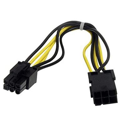 kaufen PCI-E 6 Pins zu 6 Pins Männlich zu weiblich GPU ATX Video Grafikkarte PCIE PCI Express Stromkabel online manufacture