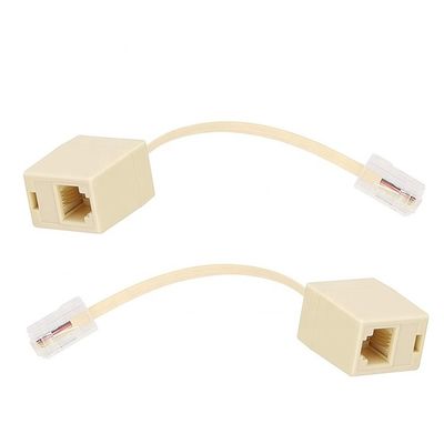 kaufen Ethernet RJ45 8P8C Männlich zum Telefon RJ11 4P4C Weiblich Steckdose ADSL-Anschlusswandler Verlängerungskabeladapter online manufacture