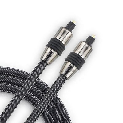 kaufen Hochwertiges, langlebiges, geflochtenes Glasfaserkabel Toslink Spdif Gold online manufacture