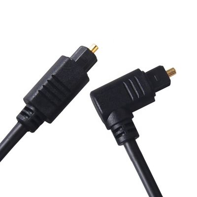 kaufen Hochwertiges 90-Grad-Winkel 24K Gold SPDIF Digital Optical Audio Toslink Kabel für PS4 TV online manufacture