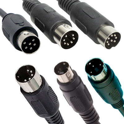 kaufen OEM-Fabrik S Video-Audio-Schild Männlich zu Männlich Weiblich 3 4 5 6 7 8 9 10 13 PIN MIDI DIN-Verlängerungskabel online manufacture
