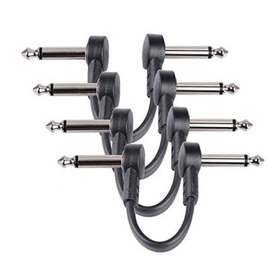 kaufen Kurz 90 Grad Winkel 1/4 Zoll TS Jack Elektroinstrument Gitarren Patch Kabel online manufacture