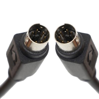 kaufen CUSTOM 1M 3M Shield S Video Männlich zu Männlich Mini Din 6 Pin Kabel online manufacture