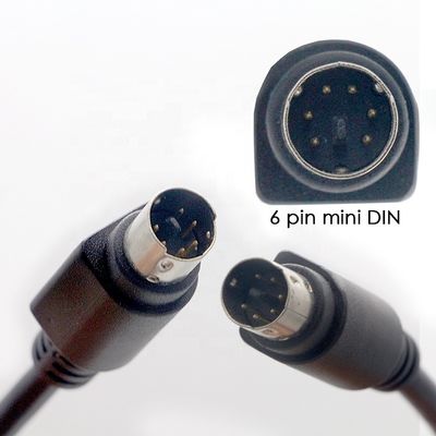 kaufen Anpassung 1m 2m 3m Männlich zu Männlich weiblich 6 Pin Mini-DIN-Verlängerungskabel online manufacture