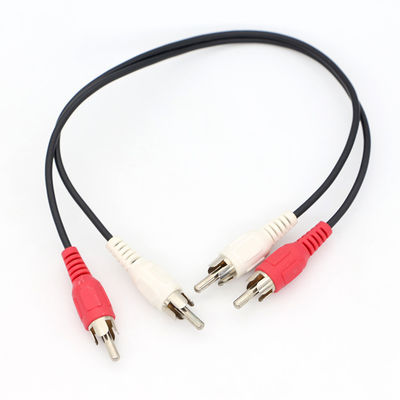 kaufen High-End Audio Video TV Y Splitter 2 RCA Männlich zu 2 RCA Männlich Audio Video Kabel online manufacture