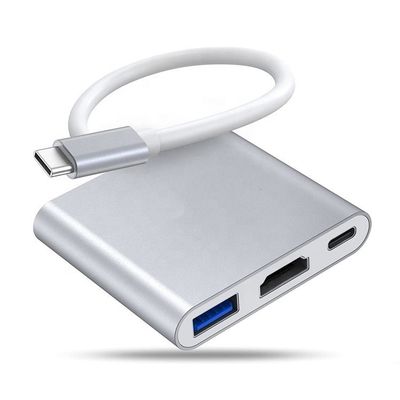 kaufen 3 in 1 PD Ladevorrichtung 4K 1080P USB Typ C OTG Docking Station Hub Adapter online manufacture