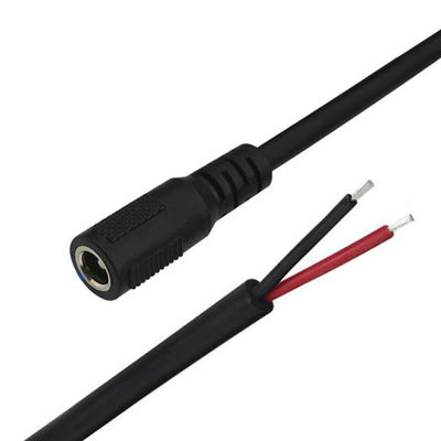 kaufen CUSTOM DC Versorgungseingang Jack 2,1x5,5 mm männlich weiblich Steckdose Fass Steckverbinder zum Öffnen DC Pigtail Stromkabel online manufacture