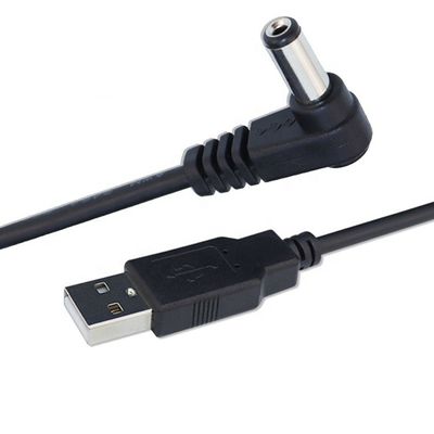 kaufen 90 Grad Winkel 5.5x2.1mm 5.5x2.5mm 1.35x3.5mm USB bis 5V Gleichspannung Jack Ladekabel online manufacture