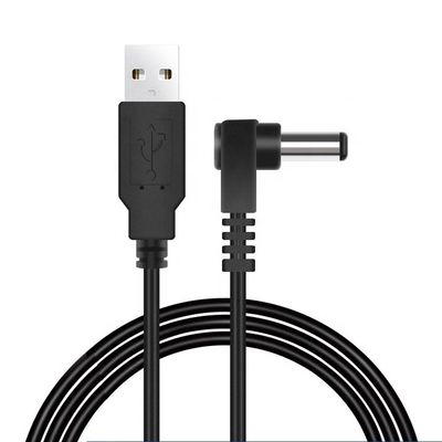 kaufen Custom USB Männlich zum rechten Winkel 5,5 X 2,1 mm 2,5 3,5 1,35 Steckverbinder Männlich Gleichspannungskabel online manufacture
