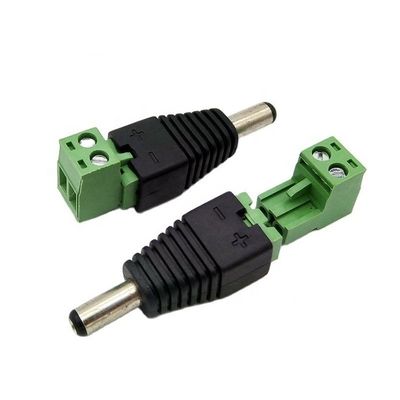 kaufen Solderless Insert Männlich weiblich 2,1 x 5,5 mm DC Jack Steckverbinder Stromanschluss Stecker Adapter für LED-Streifen CCTV-Kamera online manufacture