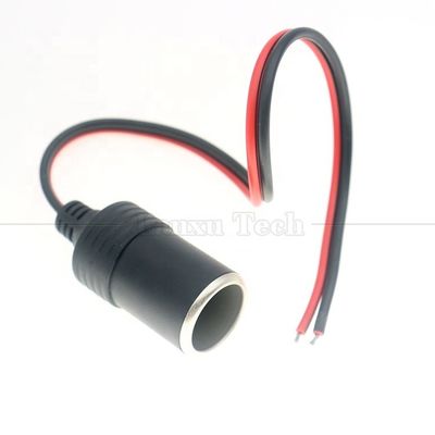 kaufen 12V 24V 10A 18AWG Gleichströmung Zigaretteneinbrecher für Fahrzeuge Weibliche Steckdose Steckdose Stromadapter Verlängerungskabel online manufacture