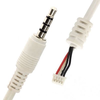 kaufen Benutzerdefiniertes weißes 3,5 mm TRRS Audio DC Jack zu JST 2,0 mm 2,54 mm Pitch Connector Assembly Kabel online manufacture