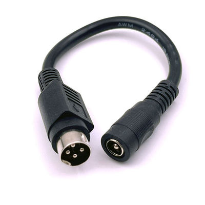 kaufen 4 Pin Mini DIN zu DC Jack weibliche 5,5x2,1 mm Stromverlängerungskabel für Kamera DVD TV PC Barcode Drucker online manufacture