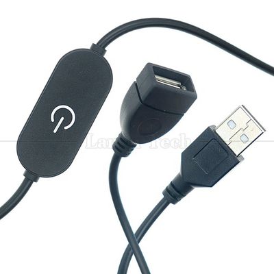 kaufen 5v Stepless Up Down Touch Controller Dimmer 1m Männlich auf weiblich USB eingeschaltet ausgeschaltet Schaltkabel für Led Strip Bar Lamp online manufacture