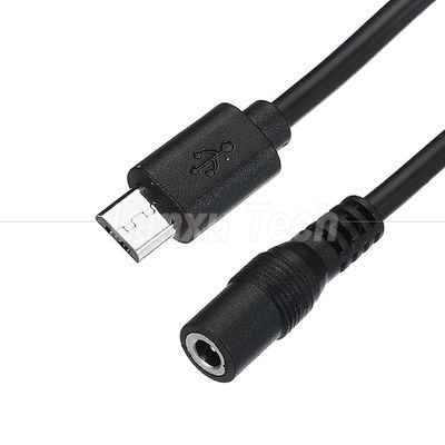 kaufen Micro USB Männlich zu DC 3,5x1,35mm Weiblich Jack Stromverlängerungskabel für Ventilatoren LED-Streifen online manufacture