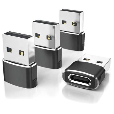 kaufen Mehrfarbiger Metallschalen USB Typ C weiblicher zu USB männlicher Adapter online manufacture