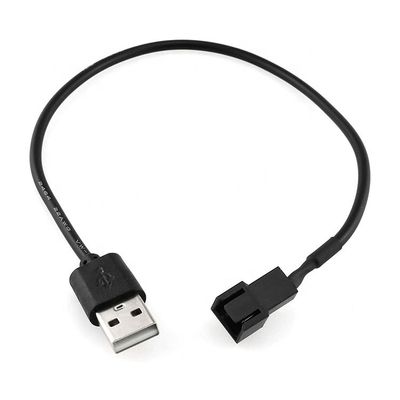 kaufen USB zu 3 Pin 4 Pin Molex weibliche PWM 5V Gehäuse Computerkühlgerät Kühlung Ventilator Stromversorgung Adapter Anschlusskabel online manufacture