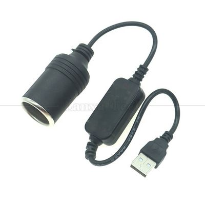 kaufen Hochwertiges 12W 5V USB zu 12V Wandler Zigarettenstecker Leuchter Steckdose Kabel Adapter mit Led Spannungsmodul online manufacture