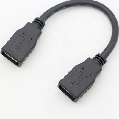 kaufen Benutzerdefiniertes Super-Speed-Low-Profil-USB 3.0 A-Frauen-zu-USB 3.0 A-Frauen-OTG-Erweiterungs-Datenladekabel online manufacture
