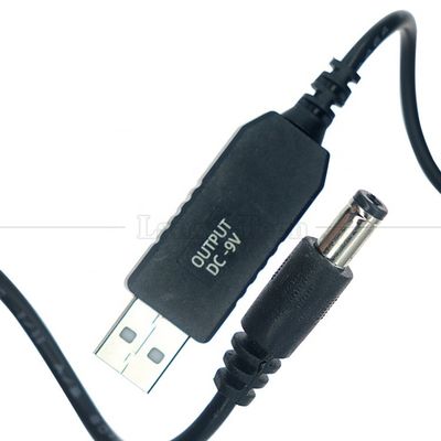 kaufen Hochwertiges Booster 5V USB auf 9V DC 5.5x2.1mm Step Up Converter Stromladekabel für Wifi-Router-Modem online manufacture