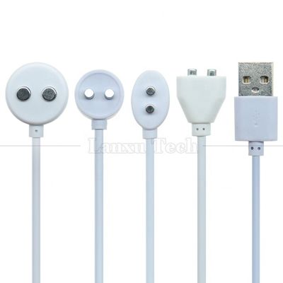 kaufen 2 PIN USB Magnetische elektrische Zahnbürste Schönheitsinstrumente Erwachsene Sexspielzeug Vibrator Ladekabel online manufacture