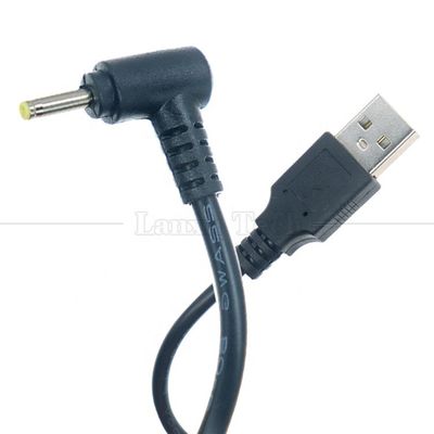 kaufen 90 Grad Rechtswinkel USB A Männlich zu DC 2,5x0,7mm Fass Jack Männlich Ladekabel für Tablet-Router online manufacture