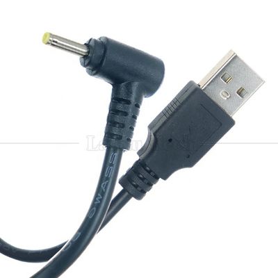 kaufen 90 Grad Rechtswinkel Schwarz Weiß 24AWG 2A Ladestrom 1m USB bis 2,5x0,7mm Gleichstrom-Ladekabel online manufacture