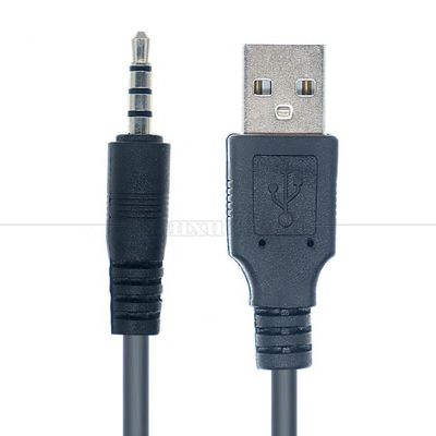 kaufen Hochwertiges 1M 2M Ladegerät TRRS 4 Pole USB zu 3,5mm Jack Kabel für Lautsprecher Kopfhörer online manufacture