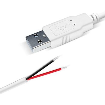 kaufen Custom 1m 2m 3m Weiß USB A Männlich bis offenes Ende Zinndraht Breakout-Verlängerungskabel online manufacture
