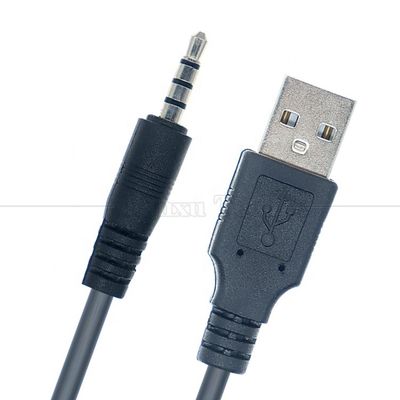 kaufen 1M USB A Männlich auf 4 Pole 3,5mm Audio DC Jack Ladekabel für Autolautsprecher online manufacture