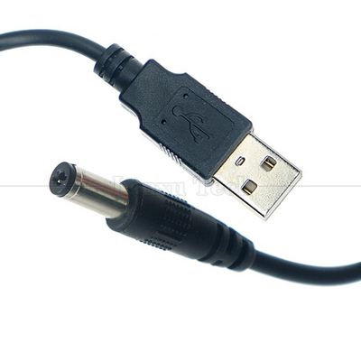 kaufen 1m 3m 5m 10m 20AWG 24AWG 28AWG USB auf 2,1 5,5mm DC-Gasvorhang-Steckverbinder online manufacture