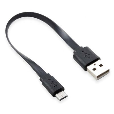 kaufen Kurz schwarz weiß flach Mikro-USB-Kabel für Power Bank Lautsprecher online manufacture