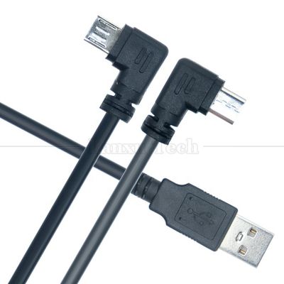 kaufen 1M 2M 3M 5M Datenladung 90 Grad rechts nach oben links nach unten Winkel Micro V8 USB-Kabel online manufacture