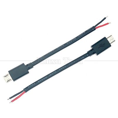 kaufen DIY Schwere Strom 20AWG 5V 5A Stromladung Nackte Drähte End Micro USB Strom Pigtail Kabel für Raspberry Pi online manufacture