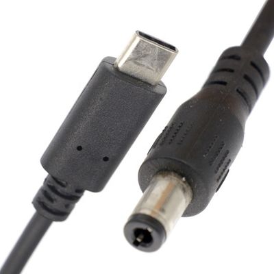 kaufen Custom USB 3.1 Typ C Männlich zu DC 5.5x2.5mm Männlich Power Jack Erweiterung Ladekabel für Power Bank online manufacture