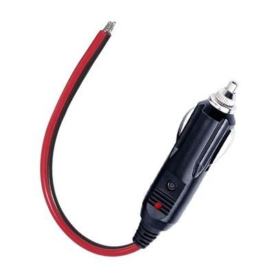 12V 24V 15A Sicherung Auto Zigarette Zünder Männlicher Stecker mit Bleigehalde Draht