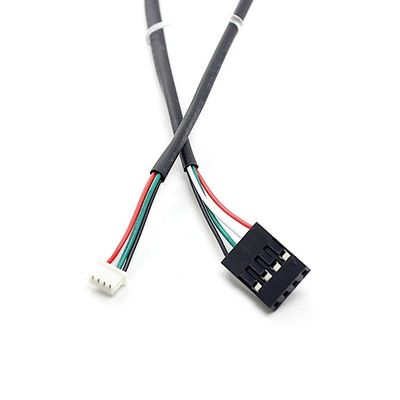 Custom 4 Pin Dupont 2,54 mm bis Molex 1,25 mm Pitch Connector Drahtgurt Montage Kabel