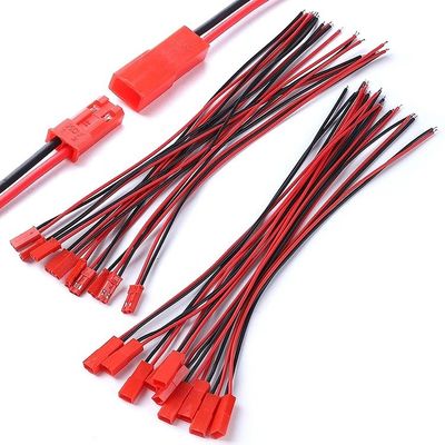 22AWG Männlich weiblich 2 PIN JST SYP RCY Steckeranschluss zum nackten Ende Pigtail Draht Blei Kabel Gurt für LED-Bandbatterie