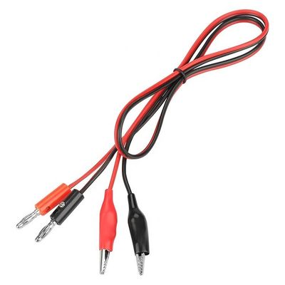 Krokodil Alligator Clip zum Bananen Stecker Test Blei Drahtkabel für Multimeter-Schaltung