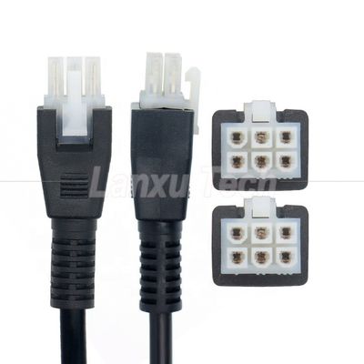 Übergeformtes Männliches zu Männlichem 6 Pin 2451350620 Molex Mini-Fit 4,2 mm Pitch Connector Montage Kabel
