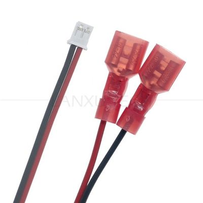 Custom JST PH SH ZH XH MX 2 3 4 5 6 7 8 Steckverbinder zum 6,3 mm Spade-Terminalkabel