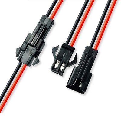 2 3 4 Pin SM 2,54 mm Stecker Männlich-Frauen-Steckdose Montage-Kabel für GPS-LED-Licht