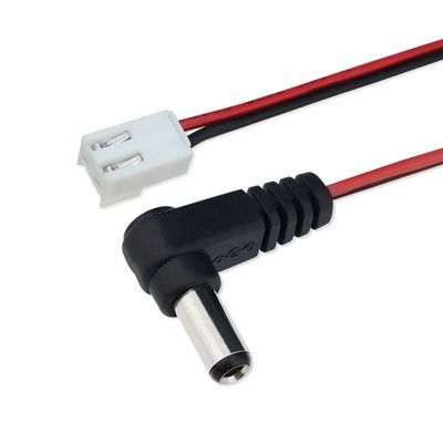 Custom OEM DC Barrel Jack zu JST XH 2 Pin 2,54 Pitch Power Kabel
