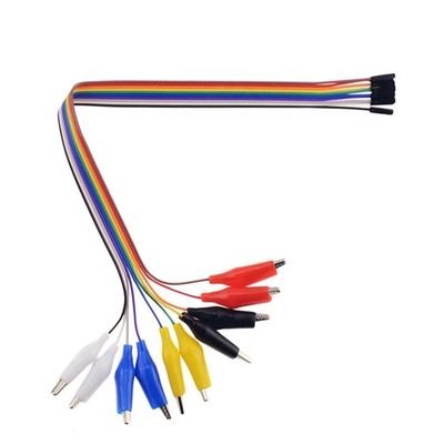 10 Pin Alligator Clip für weibliche Dupont Breadboard Test Blei Jumper Drähte für Raspbrry Pi
