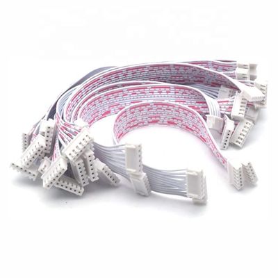 Anpassung 2 3 4 5 6 7 8 Pin JST XH 2,54 mm Pitch Connector Flat Ribbon Kabel