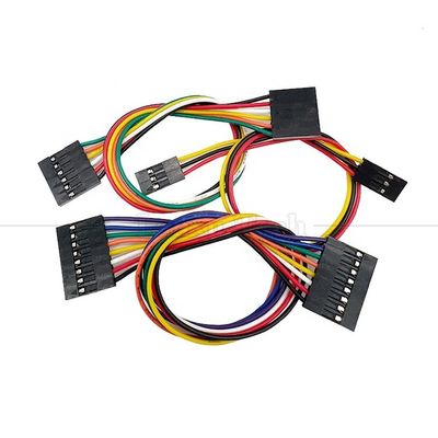 2p 3p 4p 5p 6p 7p 8p 9p 10p Weiblich zu weiblich 2.54mm Dupont-Verbindungsband Sprungdraht