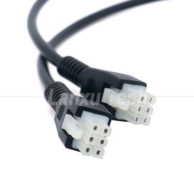 Anpassung übergeformte männliche zu männlichen weiblichen 6 Pin 2451350620 Molex Mini-Fit 4,2 mm Pitch Connector Montage Kabel