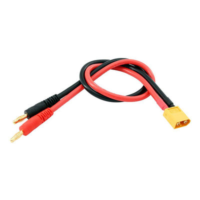 14AWG XT60 Männliche Steckdose zu 4mm Banana Connector Kabel für RC Lipo Batterie Ladung FPV Drohne