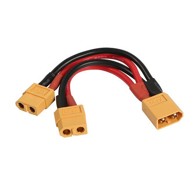 14AWG XT60 1 männlich auf 2 weiblich Y-Splitter-Verlängerungskabel für RC-Lipo-Batterie